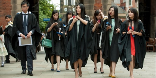 international students graduating